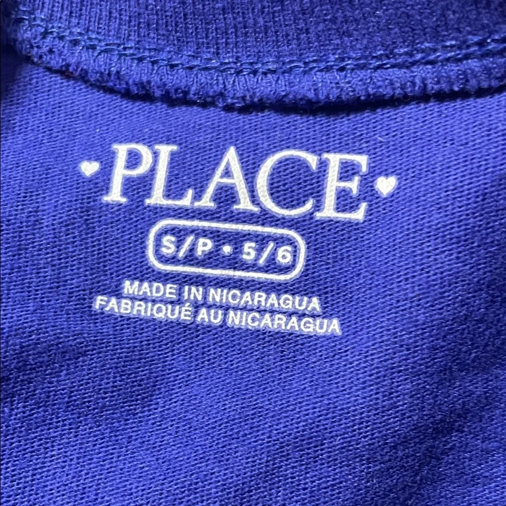 The Children's Place Blue Long Sleeve “Sister Squad “ T Shirt Small